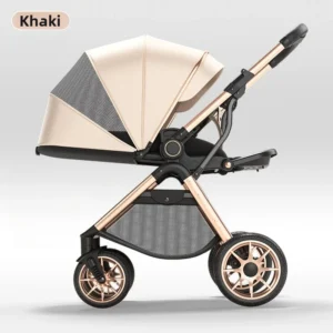 2025 New High-view Baby Stroller Can Sit or Lie Down Two-way Push, Lightweight, Foldable and Portable Baby Stroller