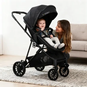 Foldable newborn stroller, Baby Stroller 2-in-1, outdoor camping vehicle, can be pushed in both directions, Festival gifts