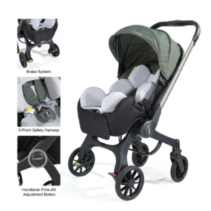 Foldable baby stroller, lightweight newborn stroller, Outdoor handcart, adjustable backrest, Festival gifts